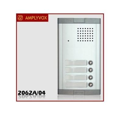 Μπουτονιέρα Amplyvox για σύστημα θυροτηλεφώνου 4 κλήσεων