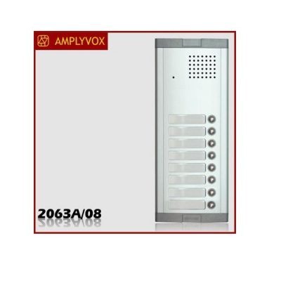 Μπουτονιέρα Amplyvox για σύστημα θυροτηλεφώνου 8 κλήσεων