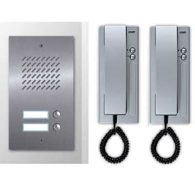 KIT Θυροτηλεφώνων για 2 διαμέρισματα CTC