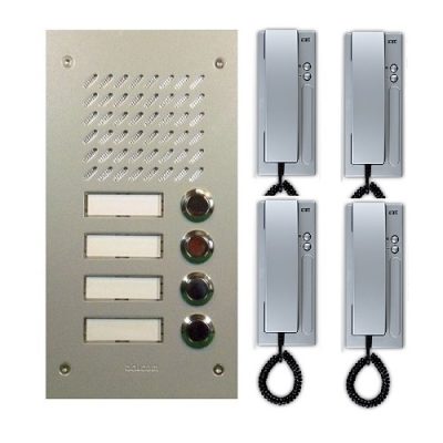 Θυροτηλέφωνα για 4 διαμερίσματα ctc