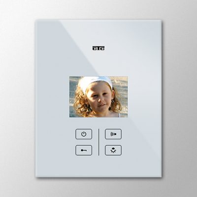 Οθόνη θυροτηλεόρασης ctc venus white