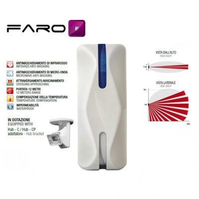 Ραντάρ εξωτερικού χώρου διπλής τεχνολογίας venitem faro ip