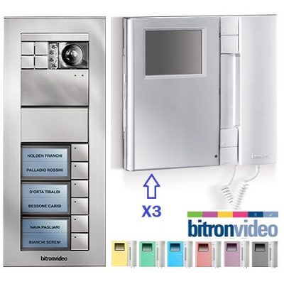 Bitron για 3 διαμερίσματα