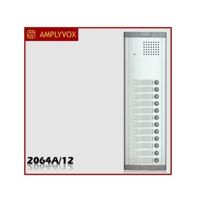 Μπουτονιέρα Amplyvox για σύστημα θυροτηλεφώνου 12 κλήσεων